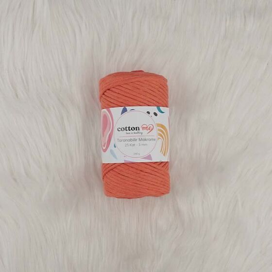 COTTON ME SCROLLABLE MACROME THREAD 25 LAYERS 3 MM.250 GR.