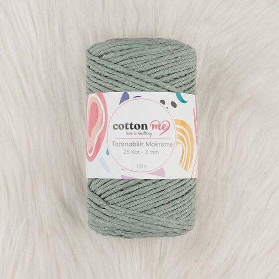 COTTON ME SCROLLABLE MACROME THREAD 25 LAYERS 3 MM.250 GR.