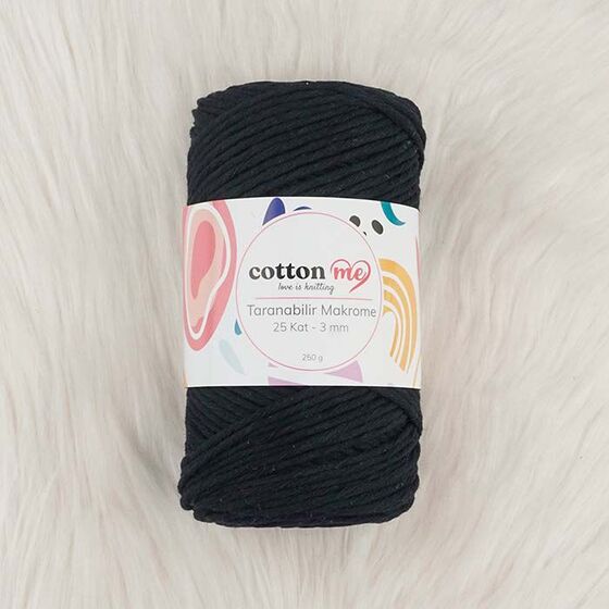 COTTON ME SCROLLABLE MACROME THREAD 25 LAYERS 3 MM.250 GR.