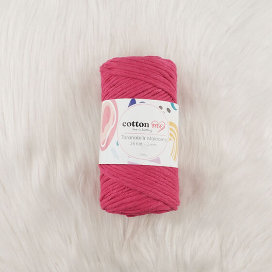 COTTON ME SCROLLABLE MACROME THREAD 25 LAYERS 3 MM.250 GR.