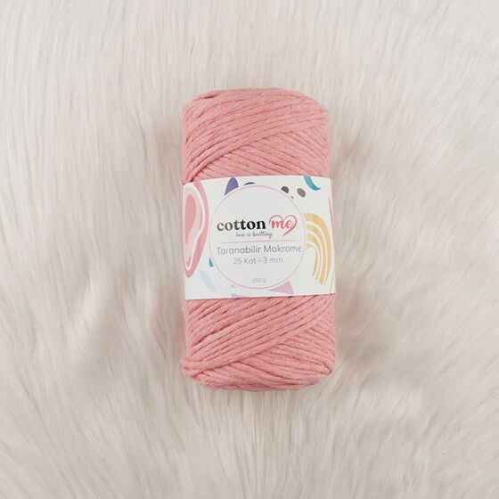 COTTON ME SCROLLABLE MACROME THREAD 25 LAYERS 3 MM.250 GR.