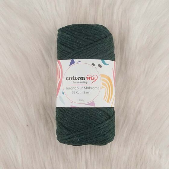 COTTON ME SCROLLABLE MACROME THREAD 25 LAYERS 3 MM.250 GR.