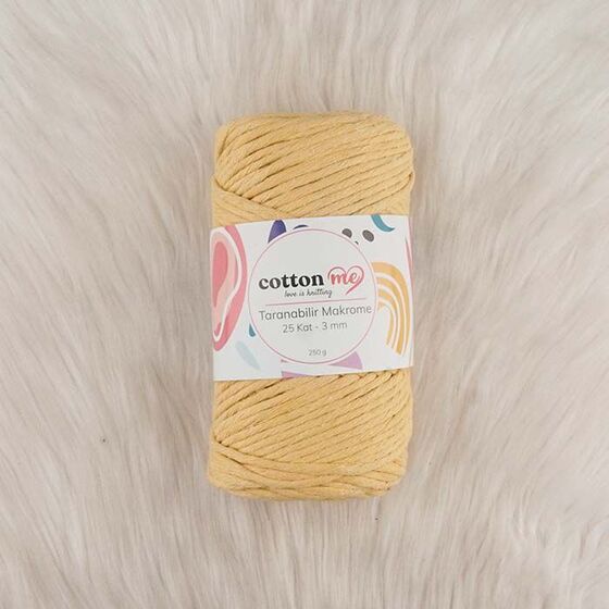 COTTON ME SCROLLABLE MACROME THREAD 25 LAYERS 3 MM.250 GR.