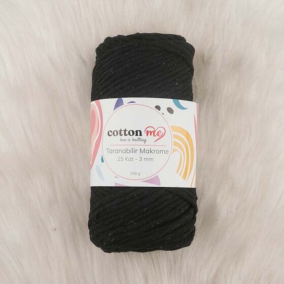 COTTON ME SCROLLABLE MACROME THREAD 25 LAYERS 3 MM.250 GR.