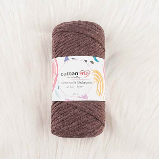 COTTON ME SCROLLABLE MACROME THREAD 45 LAYERS 5 MM.250 GR.