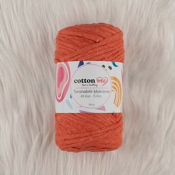 COTTON ME SCROLLABLE MACROME THREAD 45 LAYERS 5 MM.250 GR.