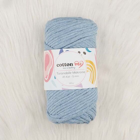 COTTON ME SCROLLABLE MACROME THREAD 45 LAYERS 5 MM.250 GR.