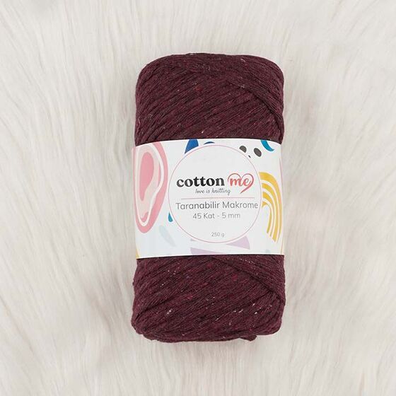 COTTON ME SCROLLABLE MACROME THREAD 45 LAYERS 5 MM.250 GR.