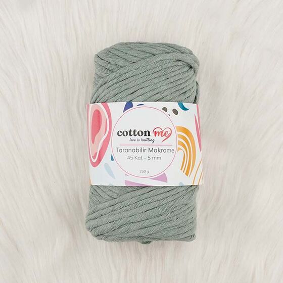 COTTON ME SCROLLABLE MACROME THREAD 45 LAYERS 5 MM.250 GR.