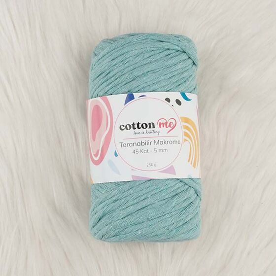 COTTON ME SCROLLABLE MACROME THREAD 45 LAYERS 5 MM.250 GR.