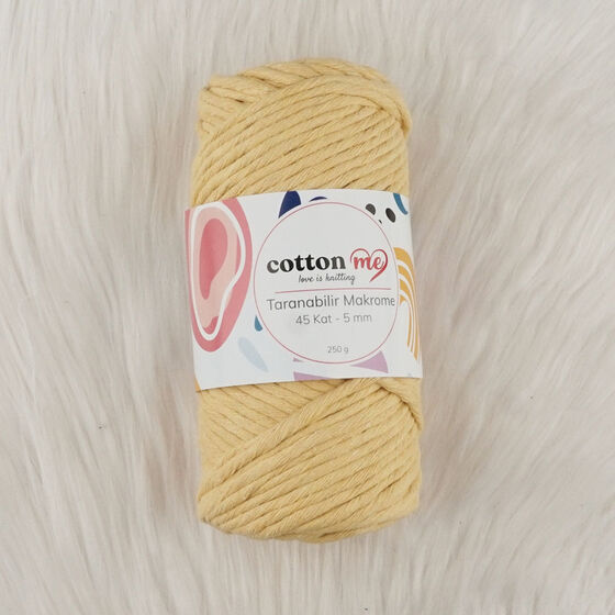 COTTON ME SCROLLABLE MACROME THREAD 45 LAYERS 5 MM.250 GR.