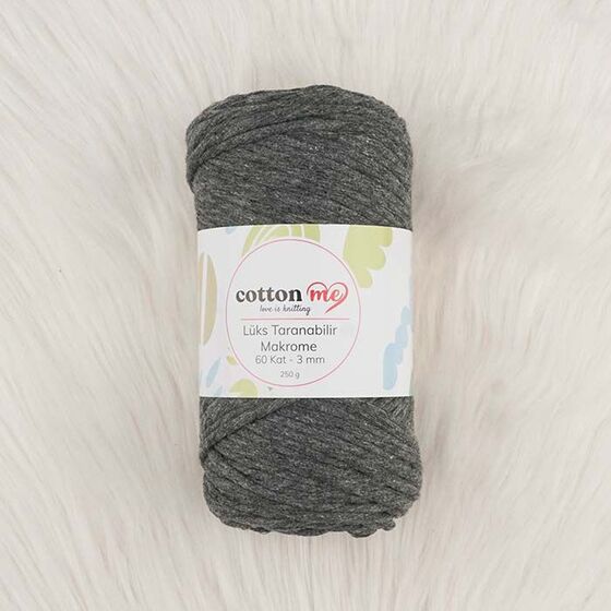 COTTON ME SCROLLABLE MACROME THREAD LUXURIOUS 60 LAYER 3 MM.250 GR.