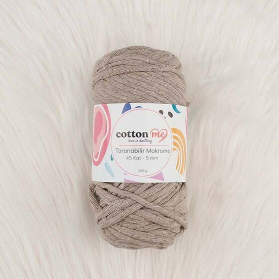 COTTON ME SCROLLABLE MACROME THREAD LUXURIOUS 60 LAYER 3 MM.250 GR.