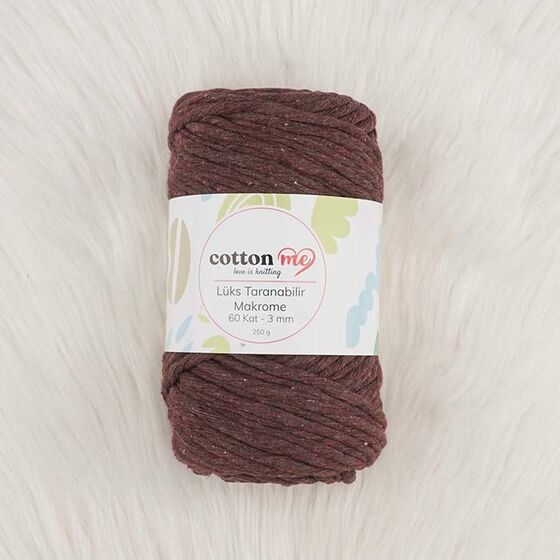 COTTON ME SCROLLABLE MACROME THREAD LUXURIOUS 60 LAYER 3 MM.250 GR.