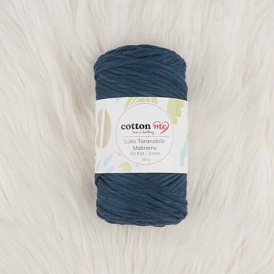 COTTON ME SCROLLABLE MACROME THREAD LUXURIOUS 60 LAYER 3 MM.250 GR.