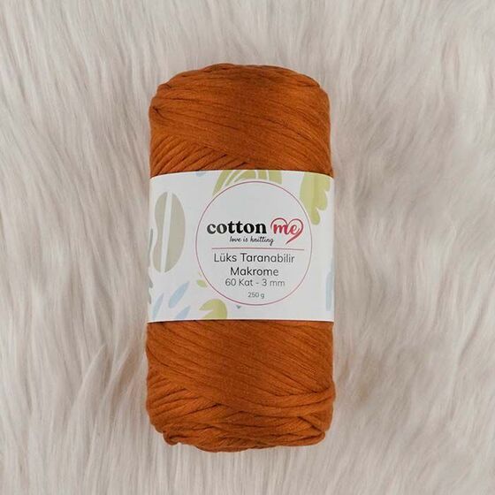 COTTON ME SCROLLABLE MACROME THREAD LUXURIOUS 60 LAYER 3 MM.250 GR.