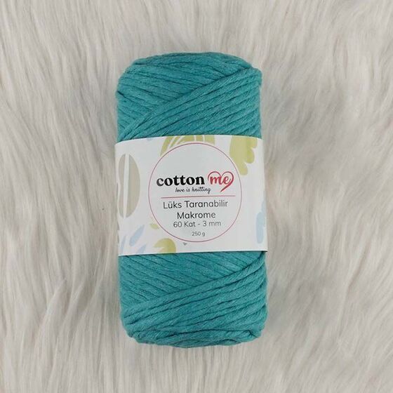 COTTON ME SCROLLABLE MACROME THREAD LUXURIOUS 60 LAYER 3 MM.250 GR.