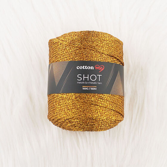 COTTON ME SHOT METALİK ÖRGÜ İPİ 100 GR. 150 MT.