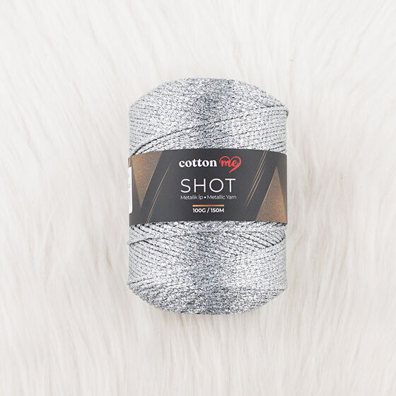 COTTON ME SHOT METALİK ÖRGÜ İPİ 100 GR. 150 MT.