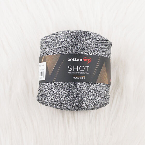 COTTON ME SHOT METALİK ÖRGÜ İPİ 100 GR. 150 MT.