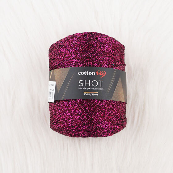 COTTON ME SHOT METALİK ÖRGÜ İPİ 100 GR. 150 MT.