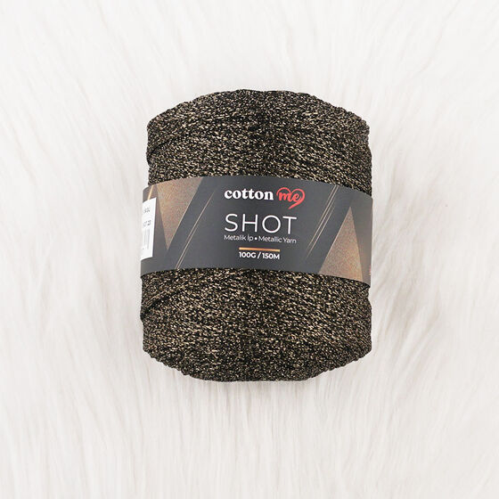 COTTON ME SHOT METALİK ÖRGÜ İPİ 100 GR. 150 MT.