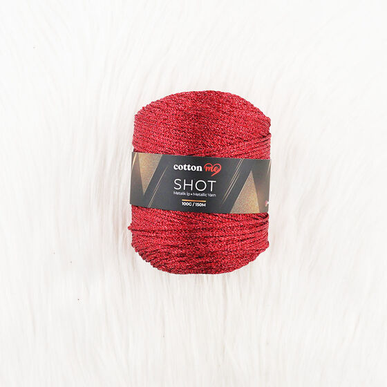 COTTON ME SHOT METALİK ÖRGÜ İPİ 100 GR. 150 MT.