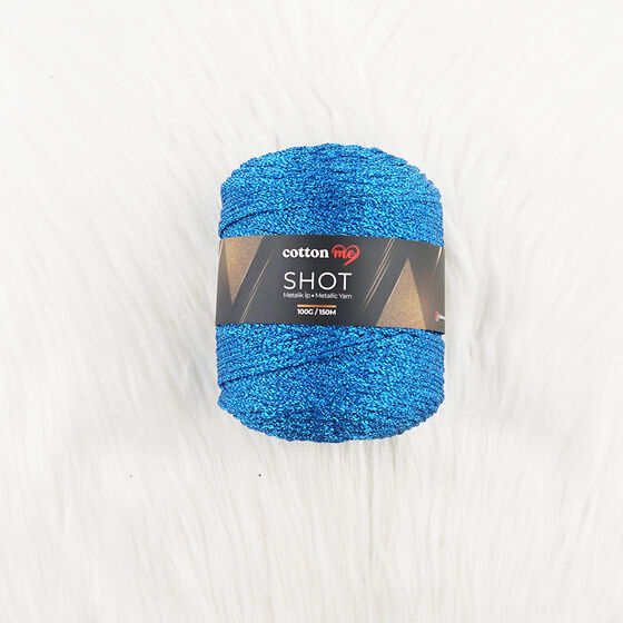 COTTON ME SHOT METALİK ÖRGÜ İPİ 100 GR. 150 MT.