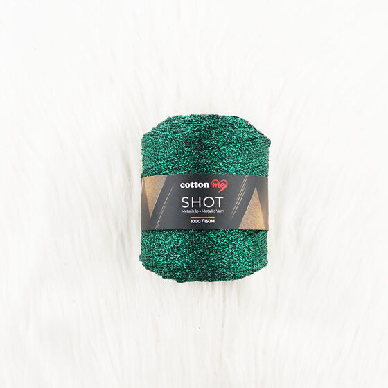 COTTON ME SHOT METALİK ÖRGÜ İPİ 100 GR. 150 MT.