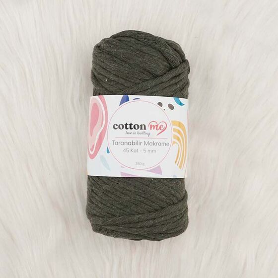 COTTON ME TARANABİLİR MAKROME İPİ 45 KAT 5 MM.250 GR.