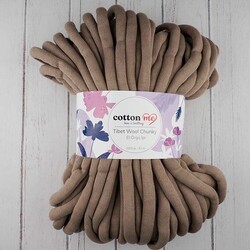 COTTON ME TİBET WOOL CHUNKY EL ÖRGÜ İPİ 1000 GR.52 MT. - Thumbnail