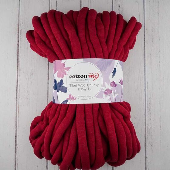 COTTON ME TİBET WOOL CHUNKY EL ÖRGÜ İPİ 1000 GR.52 MT.