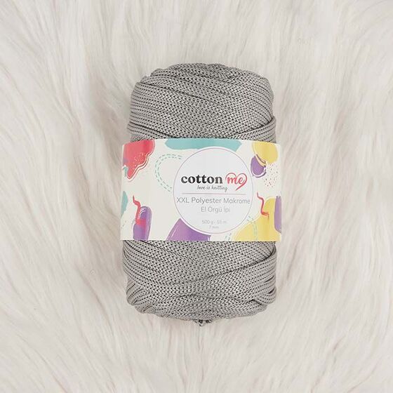 COTTON ME XXL POLYESTER MACROME HAND KNITTING YARN 500 GR.55 MT.7 MM.