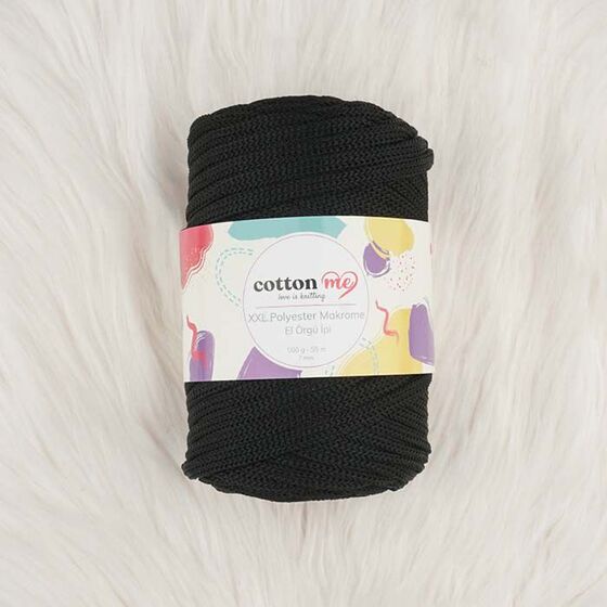 COTTON ME XXL POLYESTER MACROME HAND KNITTING YARN 500 GR.55 MT.7 MM.