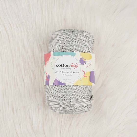 COTTON ME XXL POLYESTER MACROME HAND KNITTING YARN 500 GR.55 MT.7 MM.