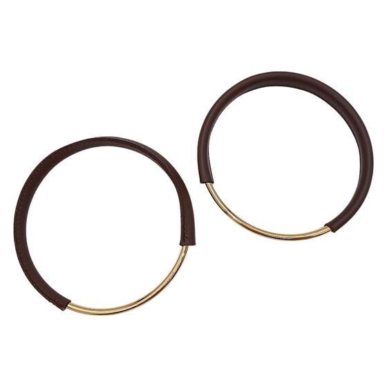 DERİLİ YUVARLAK METAL ÇANTA SAPI 4966