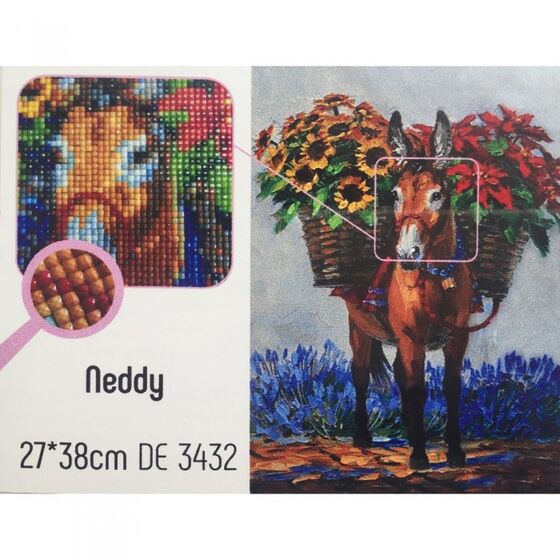 DIAMOND BEAD WORK (ADHESIVE) TAPESTRY KIT DE3432 27*38 CM.