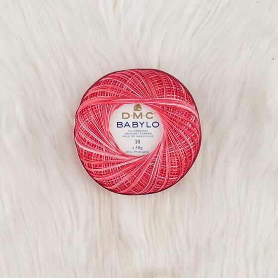 DMC BABYLO MERCERIZED LACE AND NETWORK NO:10 50 GR.147D