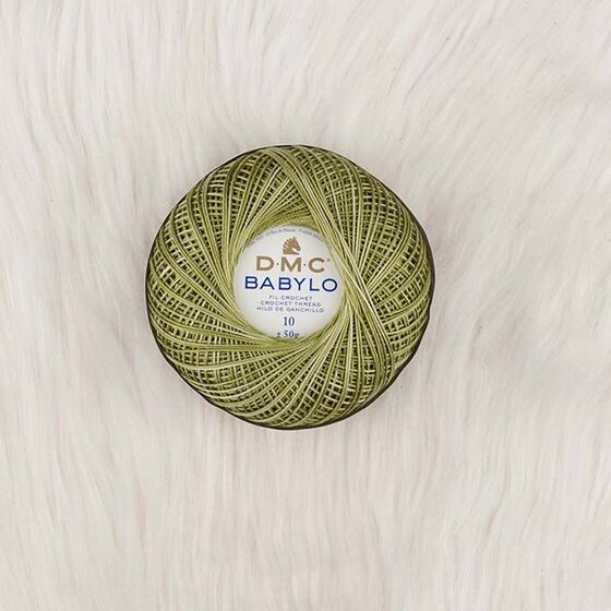 DMC BABYLO MERCERIZED LACE AND NETWORK NO:10 50 GR.147D