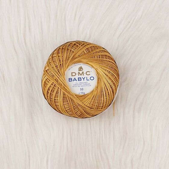 DMC BABYLO MERCERIZED LACE AND NETWORK NO:10 50 GR.147D