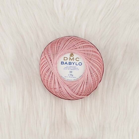 DMC BABYLO MERCERIZED LACE AND NETWORK NO:10 50 GR.147D