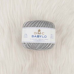 DMC BABYLO MERCERIZED LACE AND NETWORK NO:10 50 GR.147D - Thumbnail