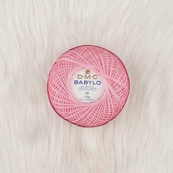 DMC BABYLO MERCERIZED LACE AND NETWORK NO:10 50 GR.147D