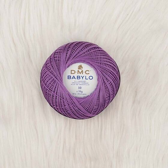 DMC BABYLO MERCERIZED LACE AND NETWORK NO:10 50 GR.147D