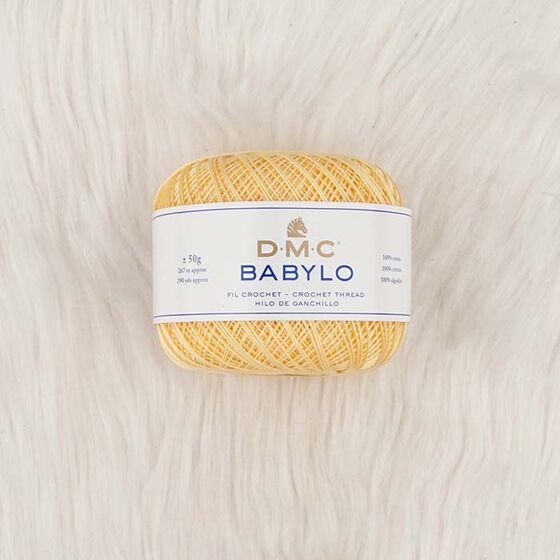 DMC BABYLO MERCERIZED LACE AND NETWORK NO:10 50 GR.147D