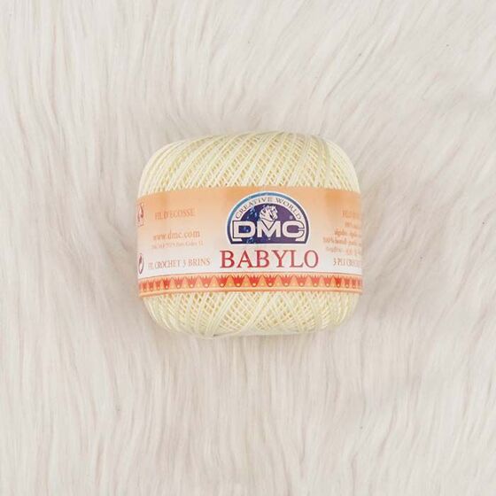 DMC BABYLO MERCERIZED LACE AND NETWORK NO:10 50 GR.147D