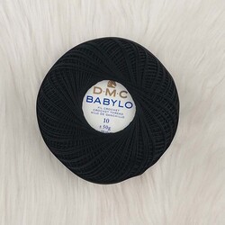 DMC BABYLO MERCERIZED LACE AND NETWORK NO:10 50 GR.147D - Thumbnail