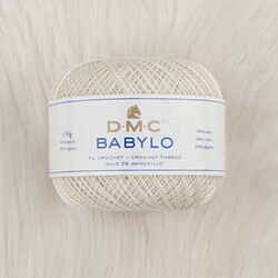 DMC BABYLO MERCERIZED LACE AND NETWORK NO:10 50 GR.147D - Thumbnail