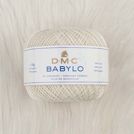 DMC BABYLO MERCERIZED LACE AND NETWORK NO:10 50 GR.147D