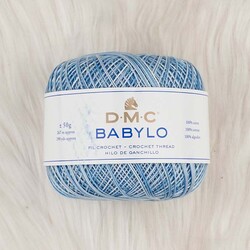 DMC BABYLO MERCERIZED LACE AND NETWORK NO:10 50 GR.147D - Thumbnail